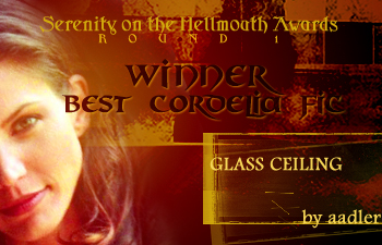 Serenity on the Hellmouth Awards, Round 1 -- Best Cordelia (1st Place)